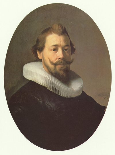 Retrato de un hombre de Workshop of Rembrandt